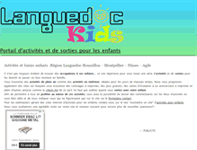 Tablet Screenshot of languedoc-kids.fr